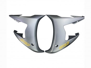 Carénages Moto Yamaha YZF 600 R6 2005 - Gris Noir Mat Or Abordables