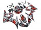 Carénages Moto Yamaha YZF 600 R6 2005 - Noir Rouge Gris Camouflage