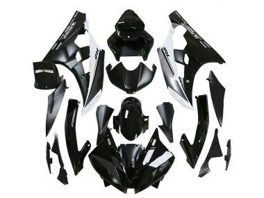Carénages Moto Yamaha YZF 600 R6 2006-2007 - Noir Brillant Noir Mat Blanc Motul Michelin Abordables