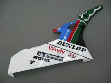 Carénages Moto Yamaha YZF 600 R6 2006-2007 - Bleu Vert Blanc Rouge Dunlop Michelin Motul Abordables