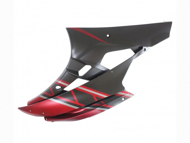 Carénages Moto Yamaha YZF 600 R6 2006-2007 - Rouge Noir Mat