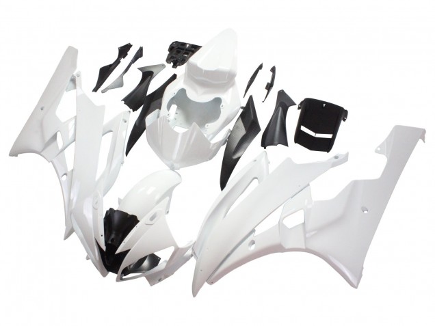 Carénages Moto Yamaha YZF 600 R6 2006-2007 - Blanc