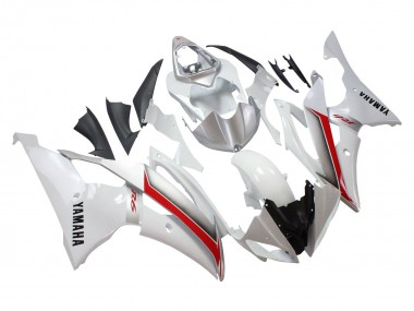 Carénages Moto Yamaha YZF 600 R6 2008-2016 - Blanc Rouge Abordables