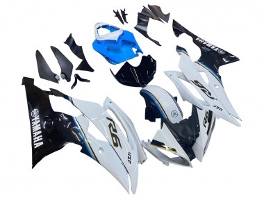 Carénage Moto Yamaha YZF 600 R6 2008-2016 - Blanc Bleu Noir Brillant Abordables