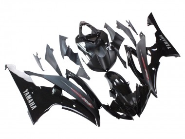 Carénages Moto Yamaha YZF 600 R6 2008-2016 - Noir Brillant Noir Mat Abordables