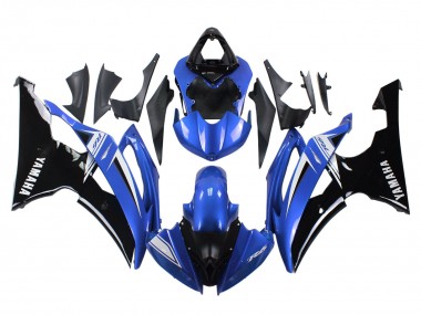 Carénages Moto Yamaha YZF 600 R6 2008-2016 - Blanc Bleu Noir Brillant Abordables