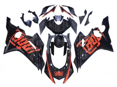 Carénages Moto Yamaha YZF 600 R6 2008-2016 - Rouge Noir Brillant Abordables