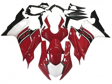 Kits Carénage Moto ABS Yamaha YZF 600 R6 2017-2023 - Blanc Rouge Noir Abordables