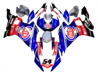 Carénages Moto Yamaha YZF 600 R6 2017-2023 - Rouge Bleu Noir Pata Abordables