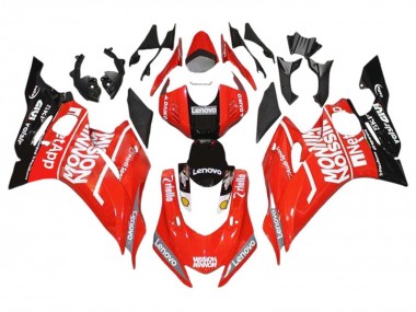 Carénages Moto Yamaha YZF 600 R6 2017-2023 - Rouge Noir Abordables