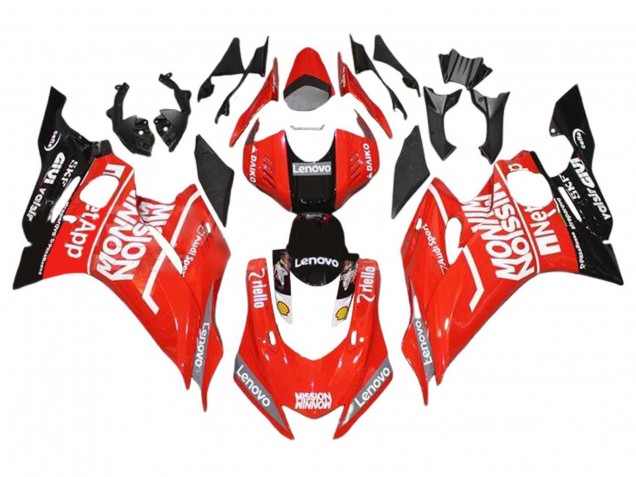 Carénages Moto Yamaha YZF 600 R6 2017-2025 - Rouge Noir