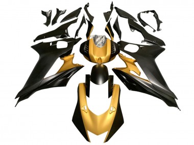 Carénages Moto Yamaha YZF 600 R6 2017-2023 - Or Noir Mat Abordables