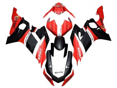 Carénages Moto Yamaha YZF 600 R6 2017-2023 - Rouge Blanc Noir Mat Abordables