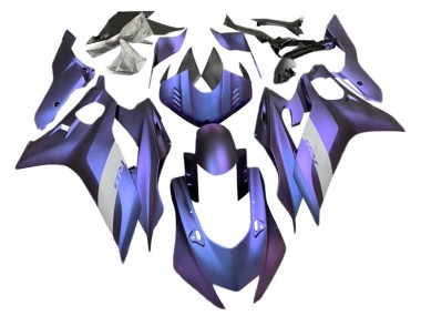 Carénages Moto Yamaha YZF 600 R6 2017-2023 - Violet Argent Abordables