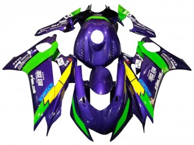 Carénages Moto Yamaha YZF 600 R6 2017-2023 - Vert Violet Jaune Noir Trick Star Abordables