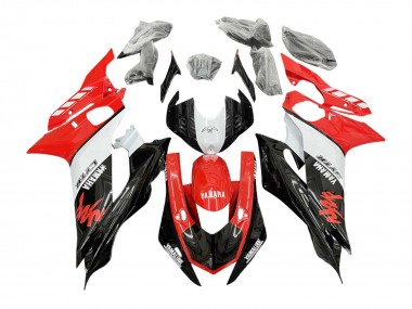 Carénages Moto Yamaha YZF 600 R6 2017-2023 - Blanc Rouge Noir GYTR Yamalube Abordables