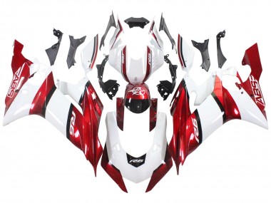 Carénages Moto Yamaha YZF 600 R6 2017-2023 - Blanc Rouge Noir Abordables