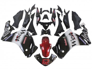 Carénages Moto Honda CBR250RR 2011-2015 - Noir Brillant Blanc West Rouge HRC 62 Abordables