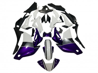 Carénages Moto Honda CBR250RR 2011-2015 - Blanc Violet Foncé Noir Abordables