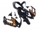 Carénages Moto Honda VTR1000F 1997-2005 - Noir Brillant Or