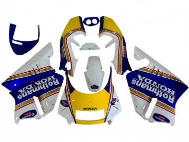 Carénages Moto Honda NSR250 1994-1996 - Blanc Bleu Jaune Or Rothmans Abordables