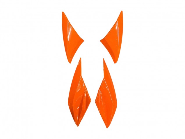 Carénages Moto Kawasaki Z1000 2010-2013 - Orange Noir Brillant