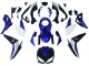 Carénages Moto Kawasaki Z1000 2014-2019 - Blanc Bleu Noir