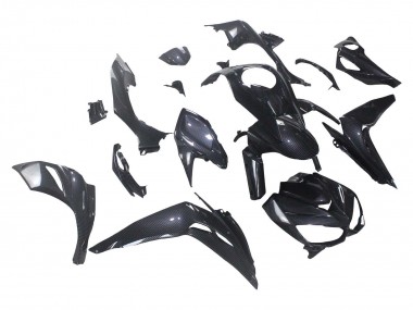 Carénages Moto Kawasaki Z1000 2014-2019 - Noir Fibre de Carbone Abordables