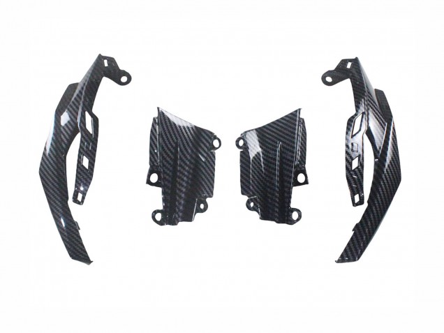 Carénages Moto Kawasaki Z1000 2014-2019 - Noir Fibre de Carbone