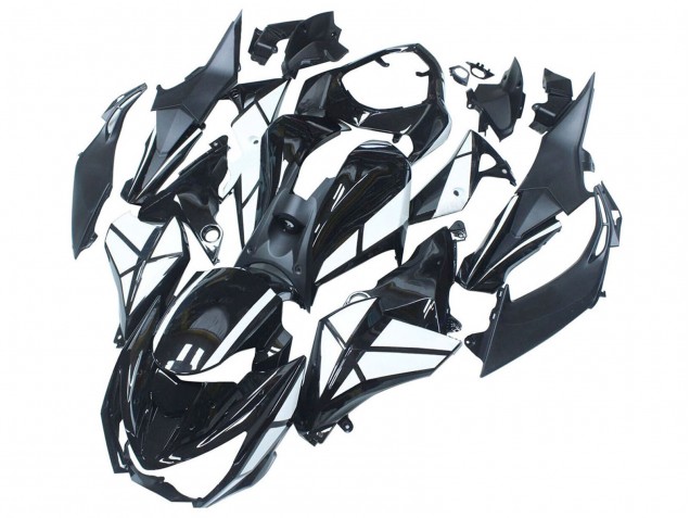 Carénages Moto Kawasaki Z1000 2014-2019 - Noir Brillant Noir Mat