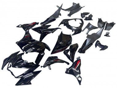 Carénages Moto Kawasaki Z800 2013-2018 - Noir Brillant Rouge Abordables