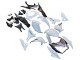 Carénages Moto Kawasaki Z800 2013-2018 - Blanc Vert Argent Noir