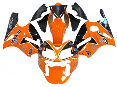 Carénages Moto Kawasaki ZX12R 2002-2006 - Orange Jaune Noir Elf Maxton Abordables