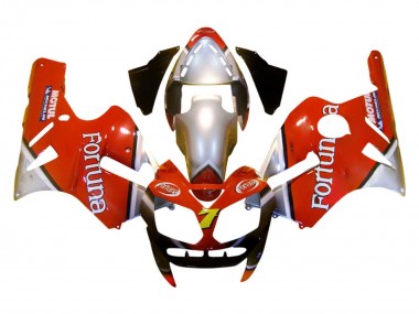 Carénages Moto Kawasaki ZX12R 2002-2006 - Rouge Argent Fortuna Abordables