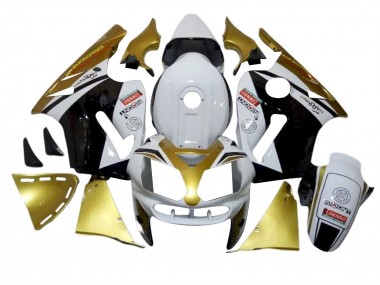 Carénages Moto Kawasaki ZX12R 2002-2006 - Blanc Or Noir Rouge Denso Abordables