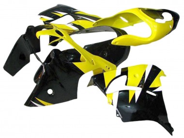 Carénages Moto Kawasaki ZX12R 2002-2006 - Jaune Noir Abordables