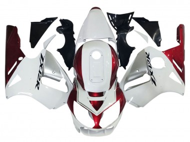 Carénages Moto Kawasaki ZX12R 2002-2006 - Blanc Rouge Noir Abordables