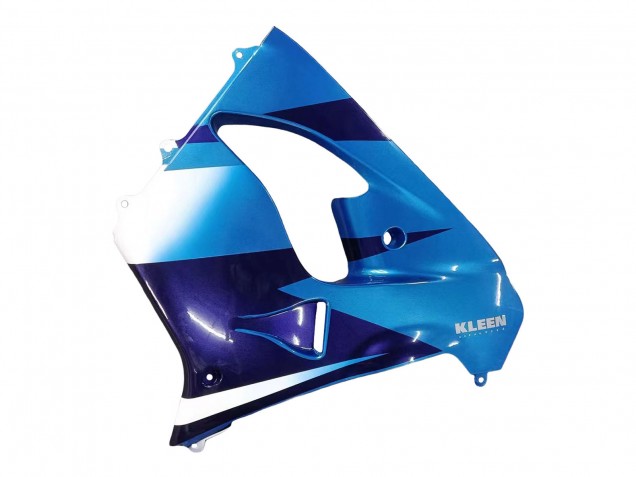 Carénages Moto Kawasaki ZX9R 2000-2001 - Bleu Noir