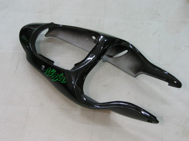 Carénages Moto Kawasaki ZX9R 2000-2001 - Vert Argent Noir