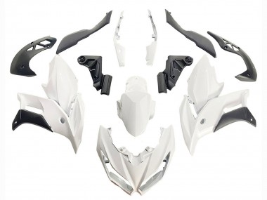 Carénages Moto Kawasaki Versys 650 2015-2021 - Blanc Noir Mat Abordables
