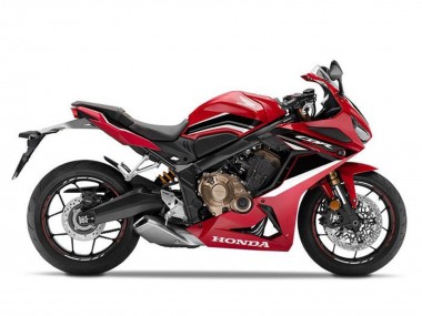 Carénages Moto Honda CBR650R 2019-2020 - Rouge Blanc Noir Mat Abordables
