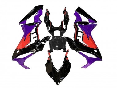 Carénages Moto Honda CBR650R 2019-2020 - Violet Rouge Noir Brillant Abordables