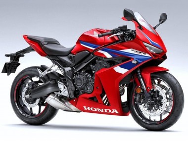 Carénages Moto Honda CBR650R 2024-2025 - Rouge Blanc Bleu Abordables