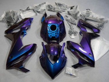 Carénages Moto Honda CBR650R 2021-2023 - Caméléon Bleu Violet Abordables