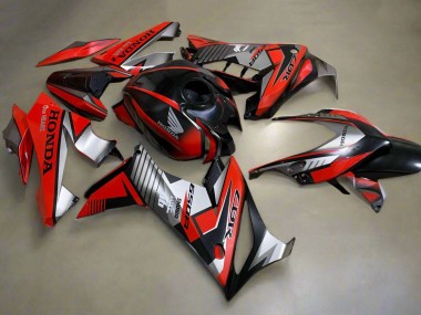 Carénages Moto Honda CBR650R 2021-2023 - Rouge Argent Noir Brillant Abordables
