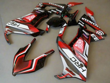 Carénages Moto Honda CBR650R 2021-2023 - Blanc Rouge Noir Brillant HRC Abordables
