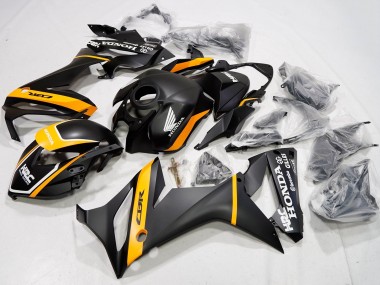 Carénages Moto Honda CBR650R 2021-2023 - Noir Mat Jaune HRC Abordables