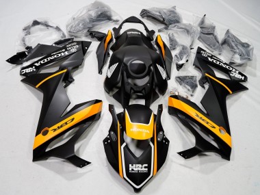 Carénages Moto Honda CBR650R 2021-2023 - Noir Mat Jaune HRC Abordables