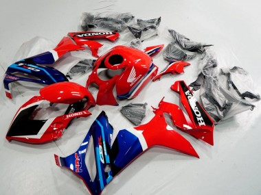 Carénages Moto Honda CBR650R 2021-2023 - Rouge Bleu HRC Abordables