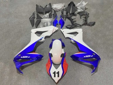 Carénages Moto Honda CBR650R 2021-2023 - Blanc Bleu Rouge 11 Abordables